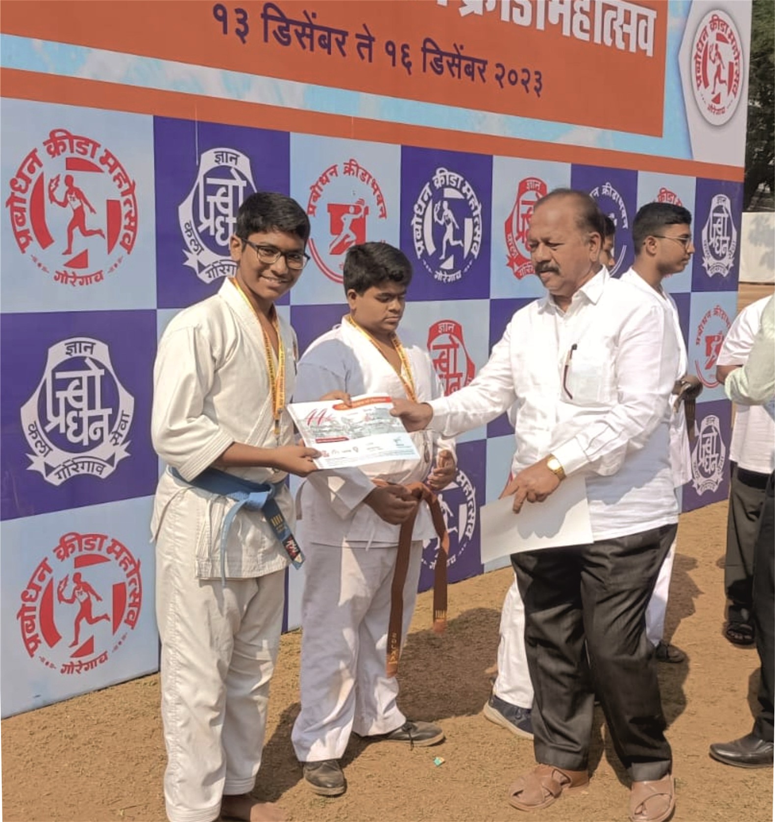 Kata Karate at Prabodhan Kridamahotsav